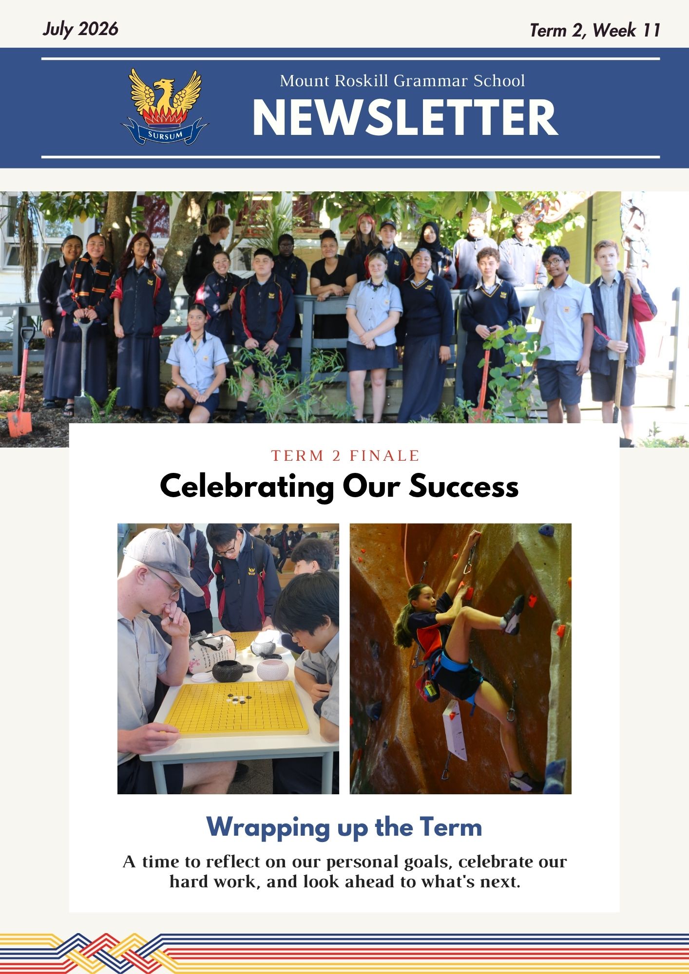 2026 Term 2, Week 11 Newsletter